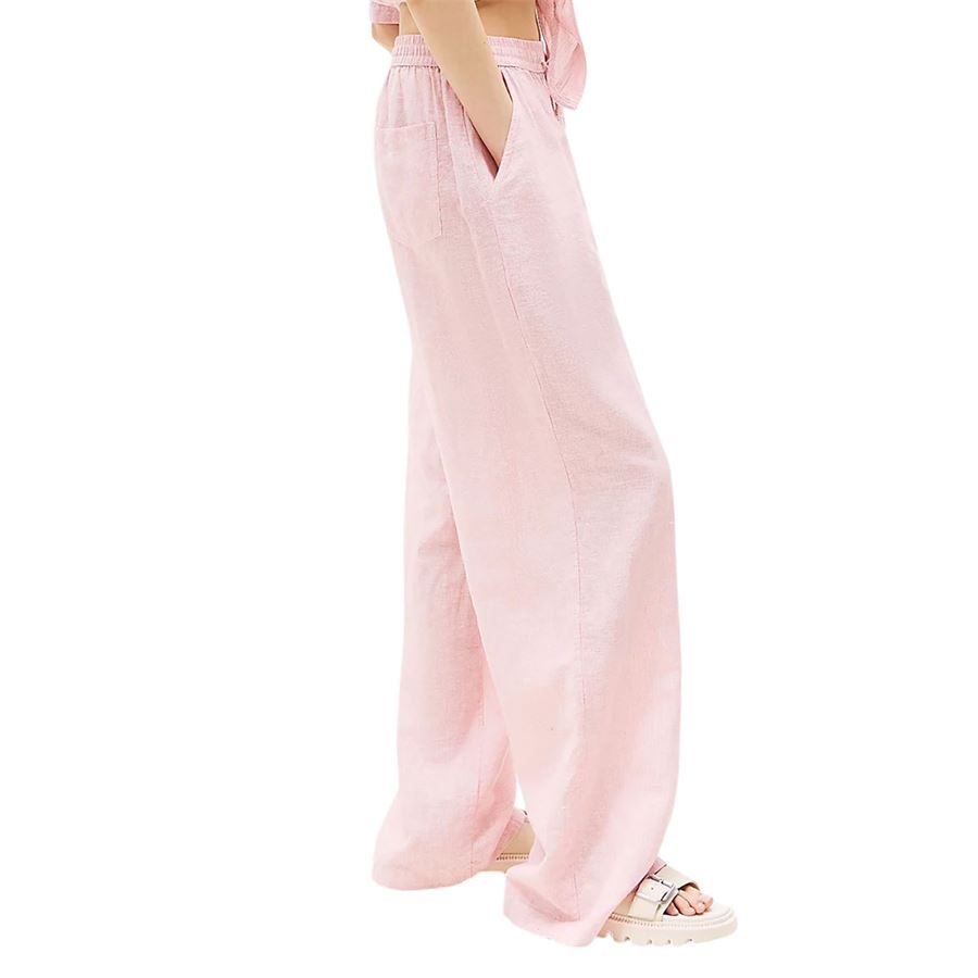 Pantaloni larghi in misto lino da donna Tommy Jeans | DW0DW20352TH3